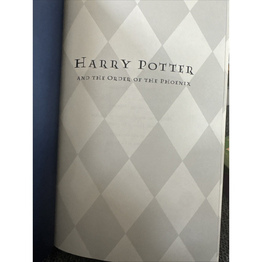 Harry Potter and the Order Of The Phoenix FIRST AMERICAN EDITION, FIRST PRINT - Picture 2 of 12
